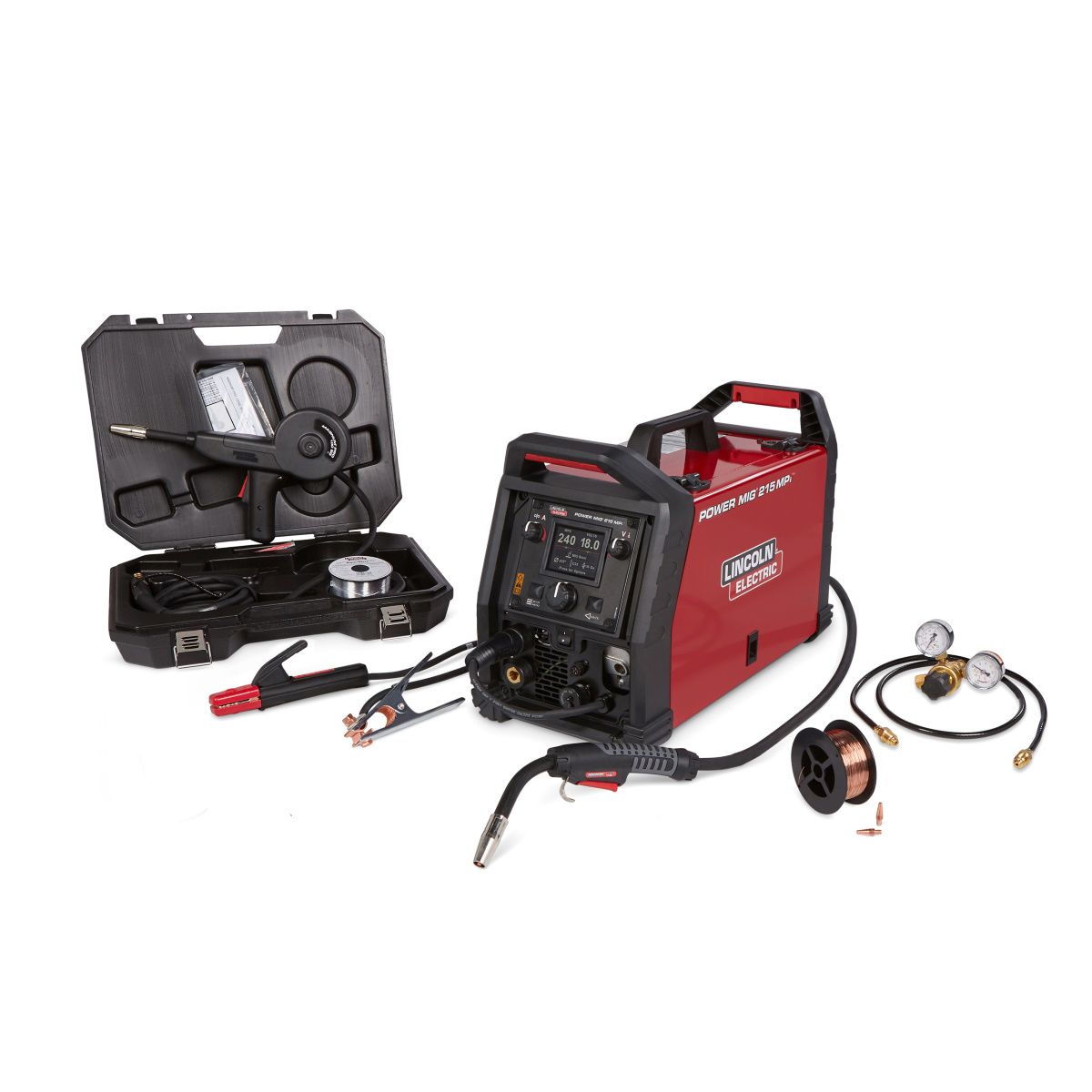 Lincoln Power MIG 215 Mpi Multi Process Welder - TIG One Pak (K4878-1)