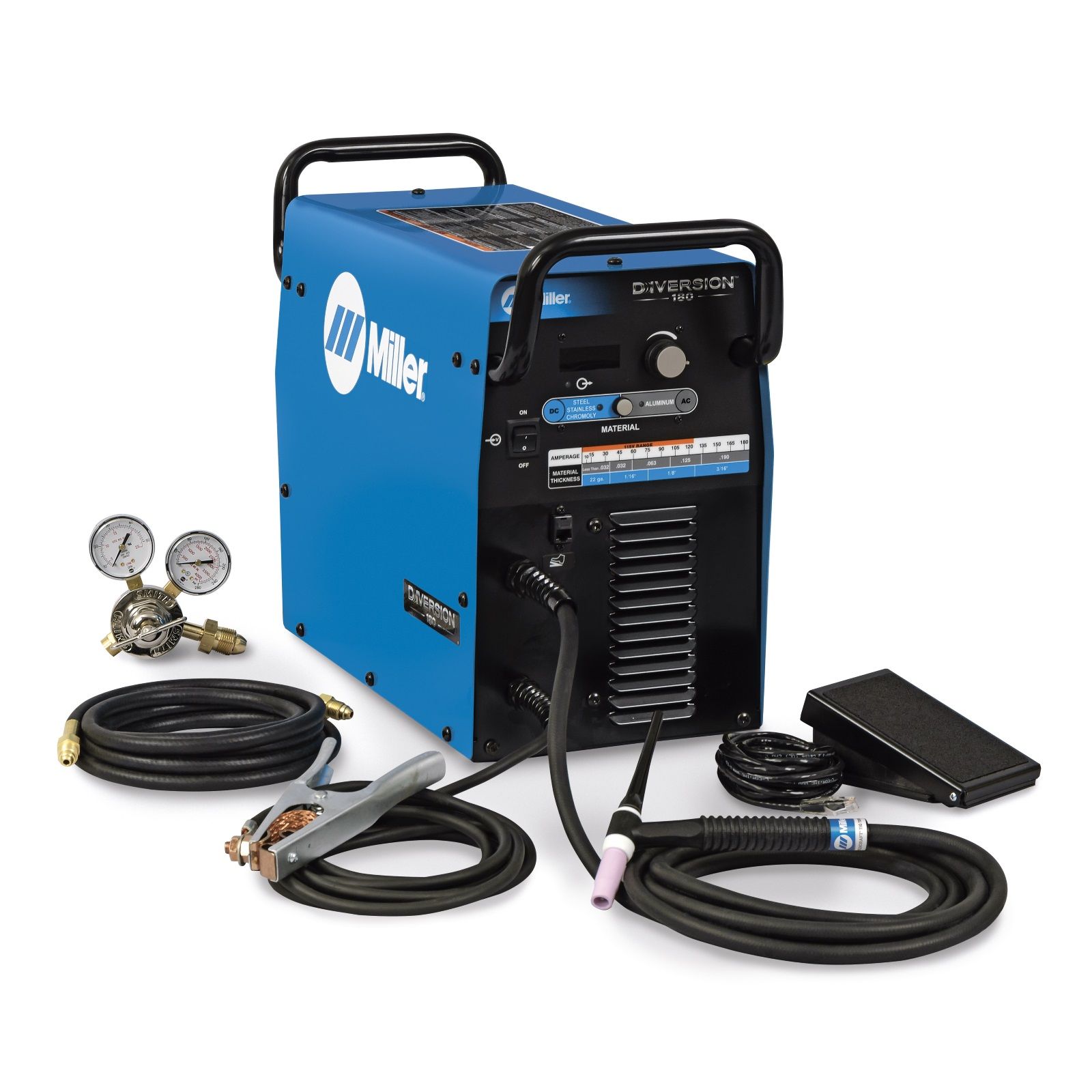 Miller Diversion 180 Ac/Dc TIG Welder Complete (907627)