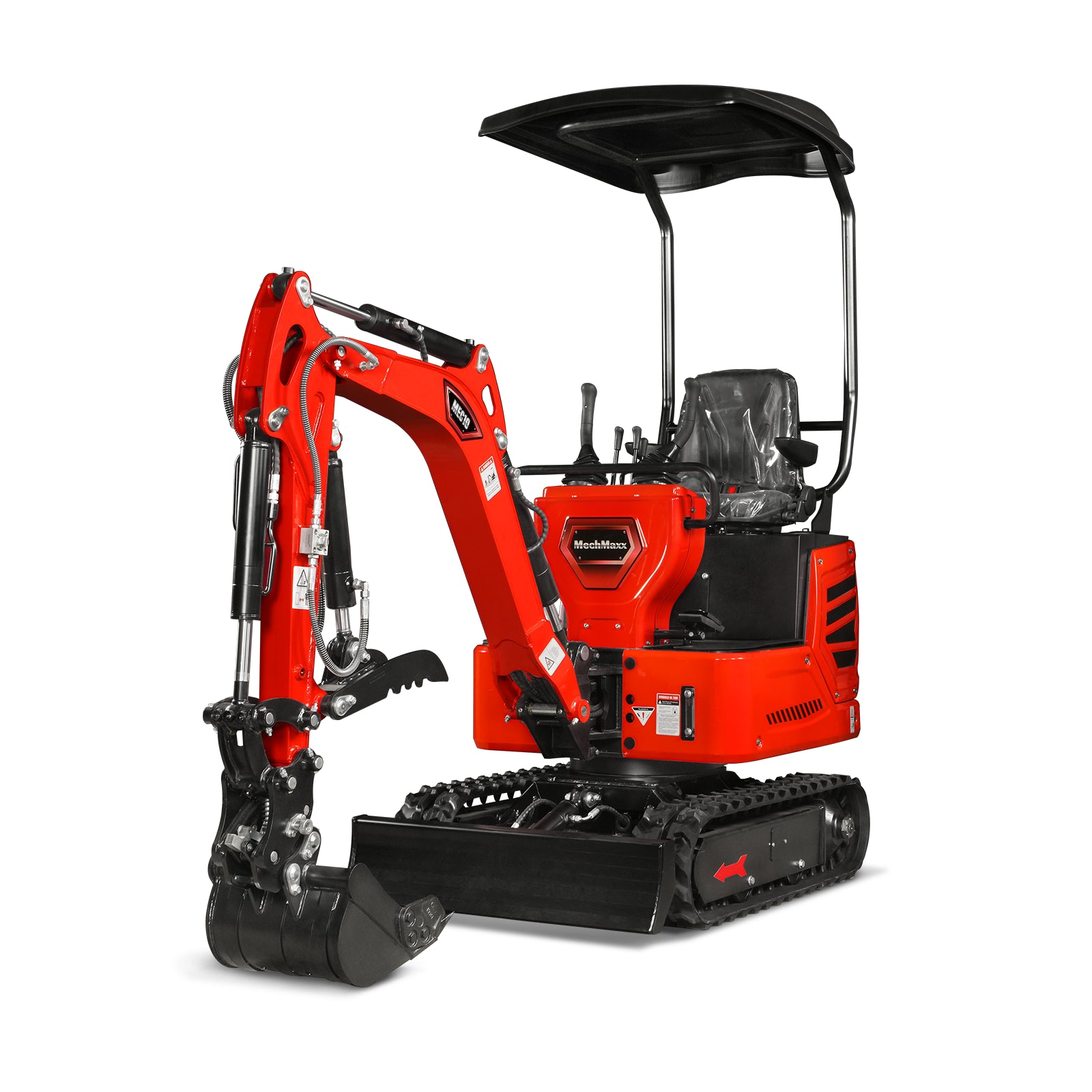Mini Compact Excavator Honda GX390 Engine, 65.7″ Max. Digging Depth, 1Ton, 2280 LBS Operating Weight, MEC10