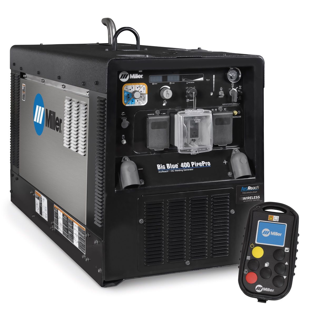 Miller Big Blue 400 Pipepro Mitsubishi Stainless Welder/Generator W/Wic (907805)